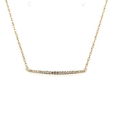 Diamond Bar Necklace
